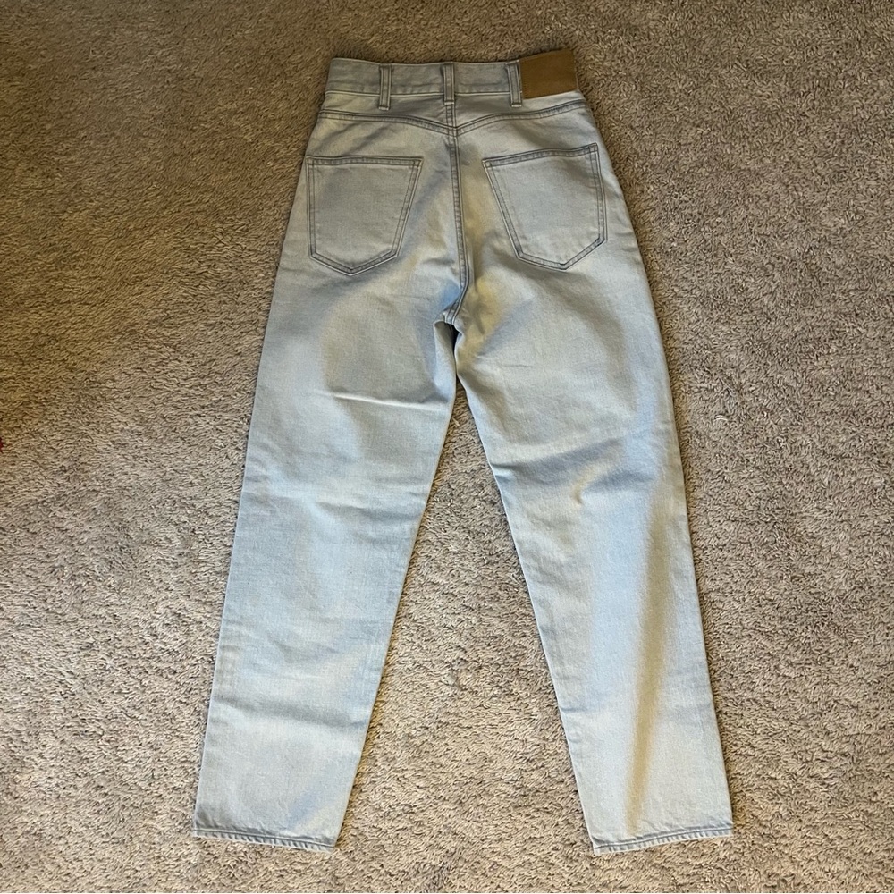 Celine Light Blue High-Rise Straight Jeans - Picture 9 of 13
